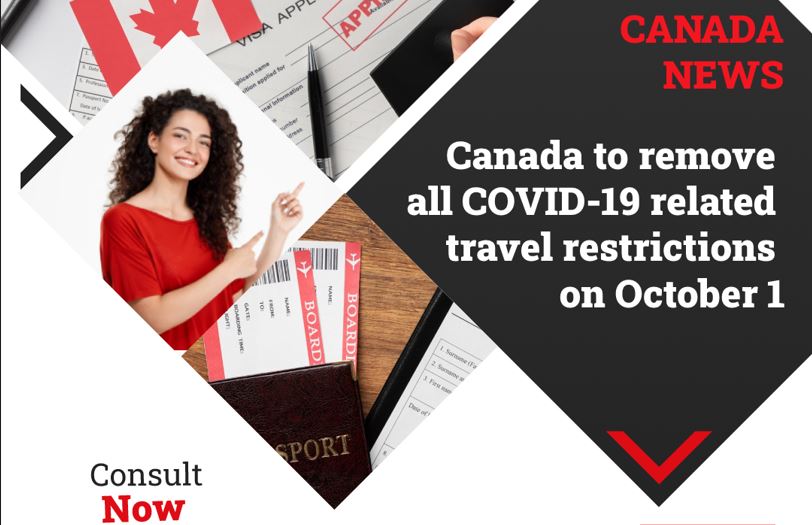 Canada to end all COVID 19 travel restrictions from 1st October