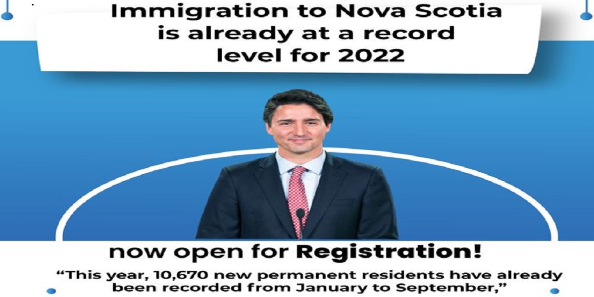 Immigration to Nova Scotia is already at a record level for 2022
